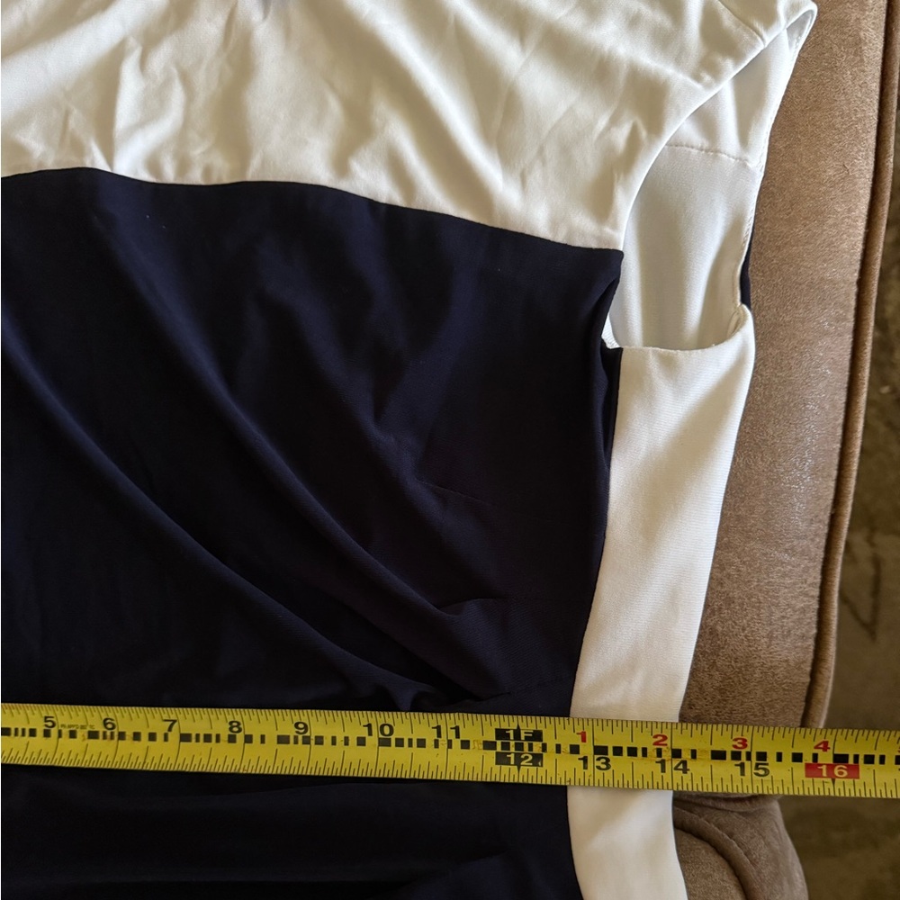 Lauren by Ralph Lauren Navy and White Dress - Picture 5 of 6